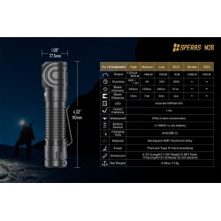 LED FLASHLIGHT 1200 LUMENS WITH HEAD STRAP