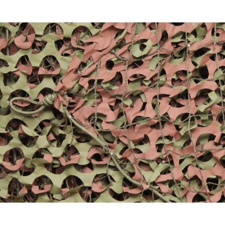 GREEN AND BROWN LEAF NET WITH 6X3M NET