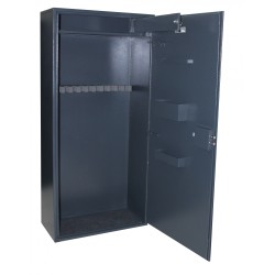 ARMOURED CABINET FOR 12 RIFLES WITH TREASURE