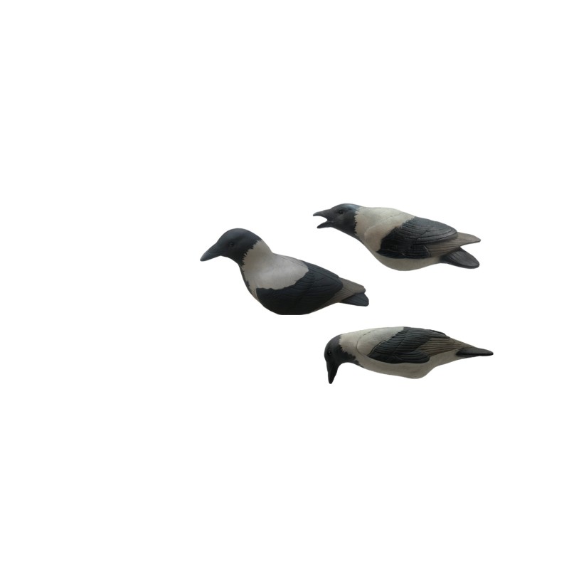SET OF 3PCS OF CROW MOULDS