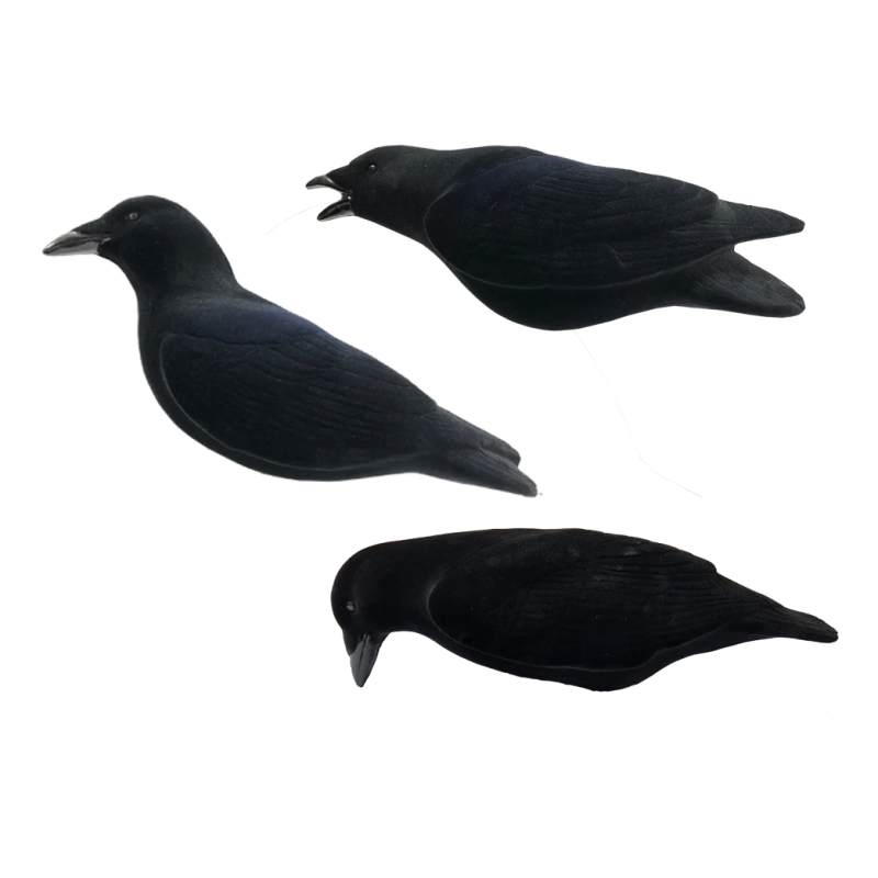 SET OF 3PCS OF CORVO FLOCKED MOLDS