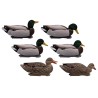 SET OF 6PCS OF GERMANO MALE AND FEMALE FLOCKED MOULDS