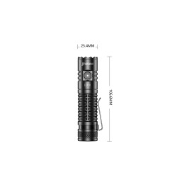 1300 LUMENS LED FLASHLIGHT WITH LIGHT BEAM UP TO 175M