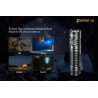 1300 LUMENS LED FLASHLIGHT WITH LIGHT BEAM UP TO 175M
