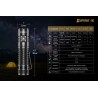 1300 LUMENS LED FLASHLIGHT WITH LIGHT BEAM UP TO 175M