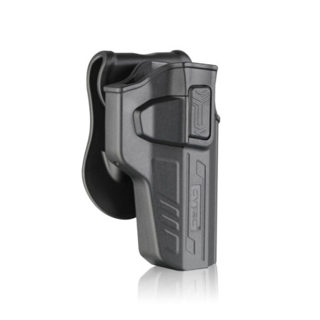 FONDINA IN POLIMERO CON PULSANTE LATERALE R-DEFENDER