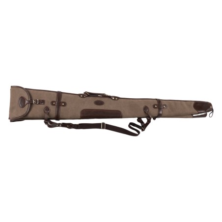 DOUBLE PADDED SHEATH IN CANVAS AND ECO-LEATHER FOR SHOTGUNS 130CM
