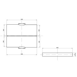 VALIGETTA UNIVERSALE CON CHIUSURA ISY 90CM