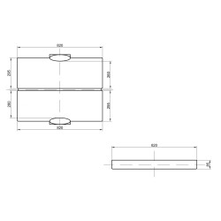 VALIGETTA UNIVERSALE CON CHIUSURA SEC 80CM