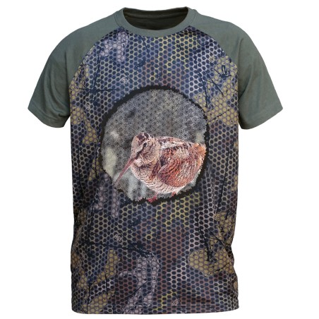 WOODCOCK 3D PRINT FOREST T-SHIRT