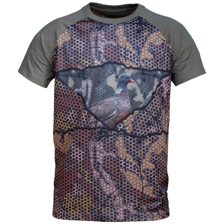 T-SHIRT FOREST PRINT 3D COLOMBACCIO