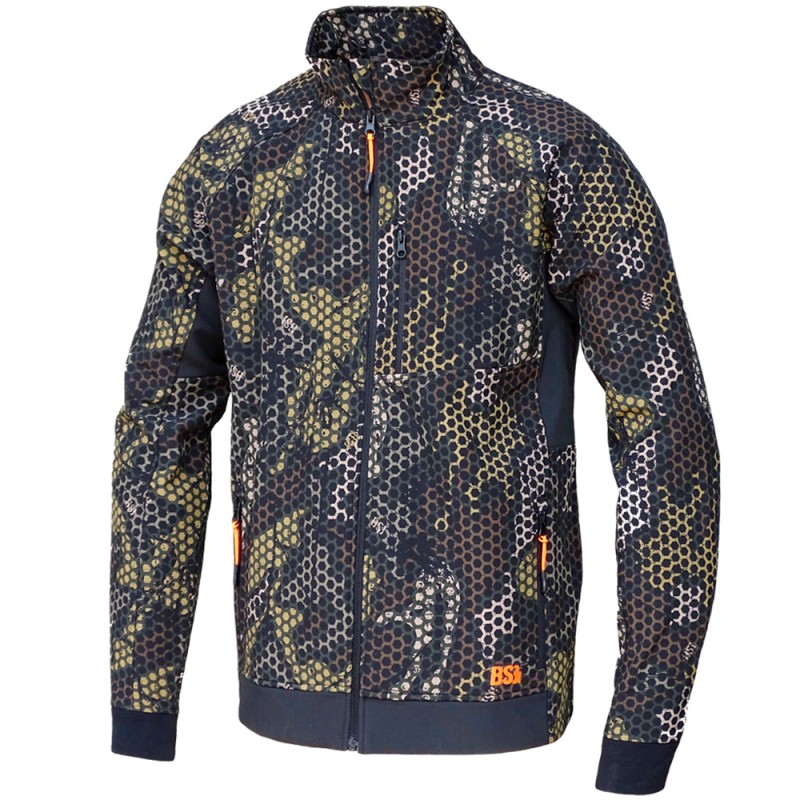 GIACCA SOFTSHELL FOREST PRINT