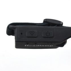 HEADLAMP WITH WHITE AND RED FRONT AND SIDE LIGHT