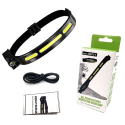 HEADLAMP WITH WHITE FRONT AND SIDE LIGHT