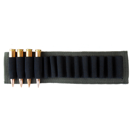 RIFLE ROUND HOLDER WITH ELASTIC CELLS FOR BELT