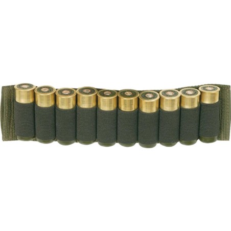 RIFLE ROUND HOLDER WITH ELASTIC CELLS FOR BELT