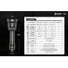 TORCIA LED CON ZOOM 800 LUMENS CON FASCIO DI LUCE FINO A 79M