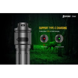 TORCIA LED CON ZOOM 800 LUMENS CON FASCIO DI LUCE FINO A 79M