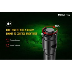 TORCIA LED CON ZOOM 800 LUMENS CON FASCIO DI LUCE FINO A 79M