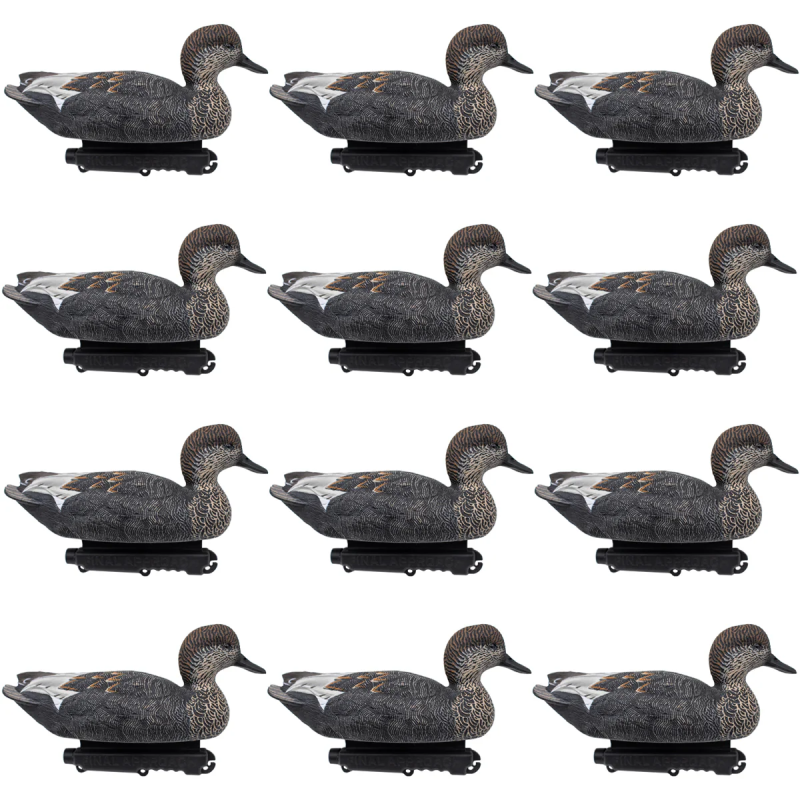 SET OF 12PCS OF MALE GADWALL MOULDS