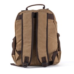 ZAINO IN CANVAS E ECO-PELLE 15L