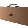 VALIGETTA IN CANVAS E PELLE PER DOPPIETTE E SOVRAPPOSTI 80CM
