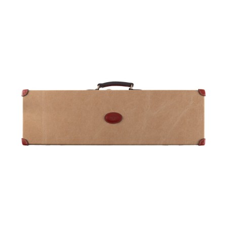 CANVAS AND LEATHER CASE FOR SIDE-BY-SIDE AND OVER-AND-UNDER SHOTGUNS 80CM