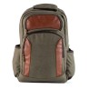 CANVAS AND ECO-LEATHER BACKPACK 20L