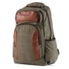 ZAINO IN CANVAS E ECO-PELLE 20L