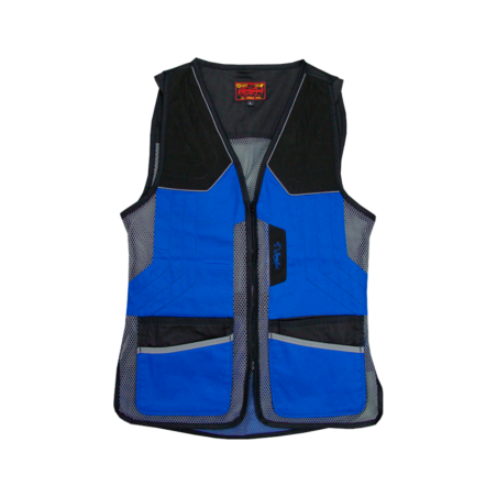BLUE AND BLACK SHOOTING VEST