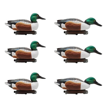 SET OF 6PCS OF MALE SHOVELER MOLD