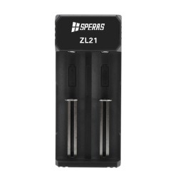 CARICA BATTERIE CON INDICATORE LED A 2 SLOT