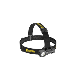 LED FLASHLIGHT 1650 LUMENS WITH HEAD STRAP