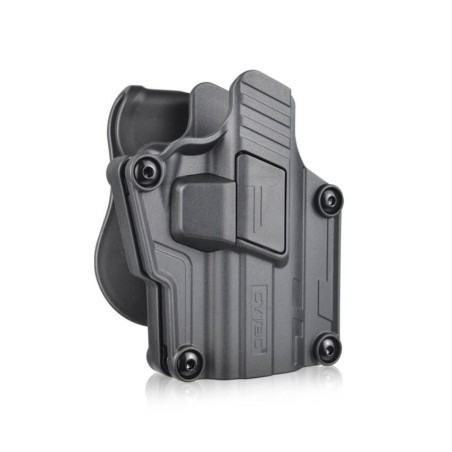 LEFT-HANDED UNIVERSAL POLYMER HOLSTER