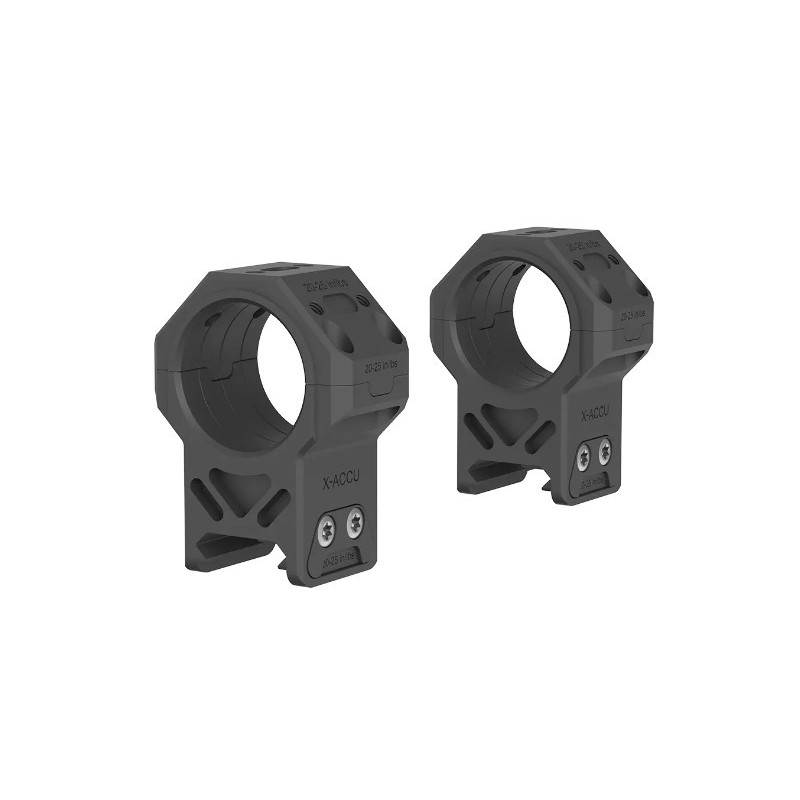 30MM PICATINNY RINGS X-MOD 6 SCREWS LOW