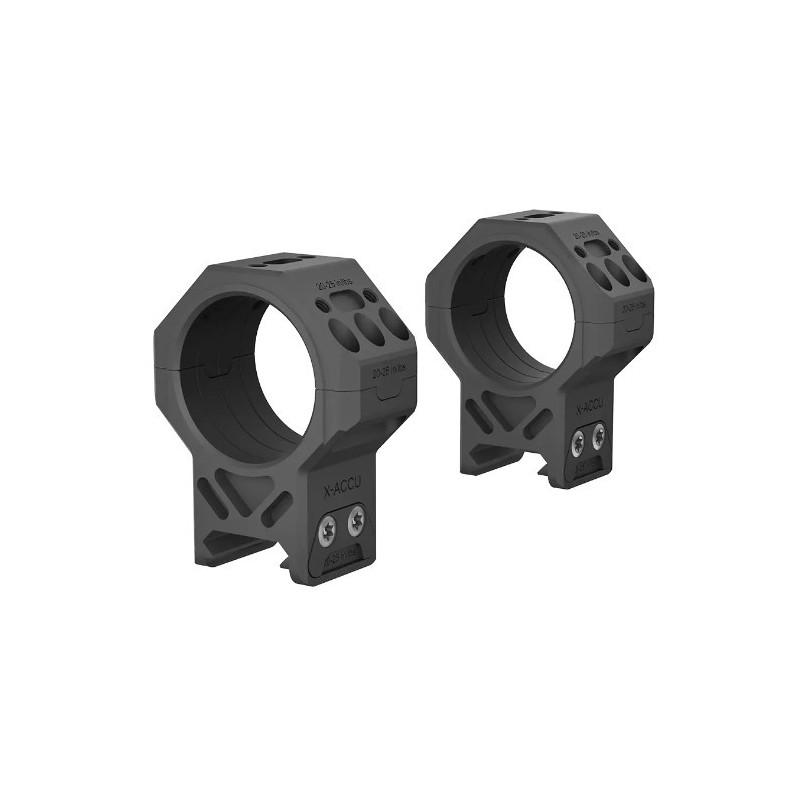 34MM PICATINNY RINGS X-MOD 6 SCREWS LOW