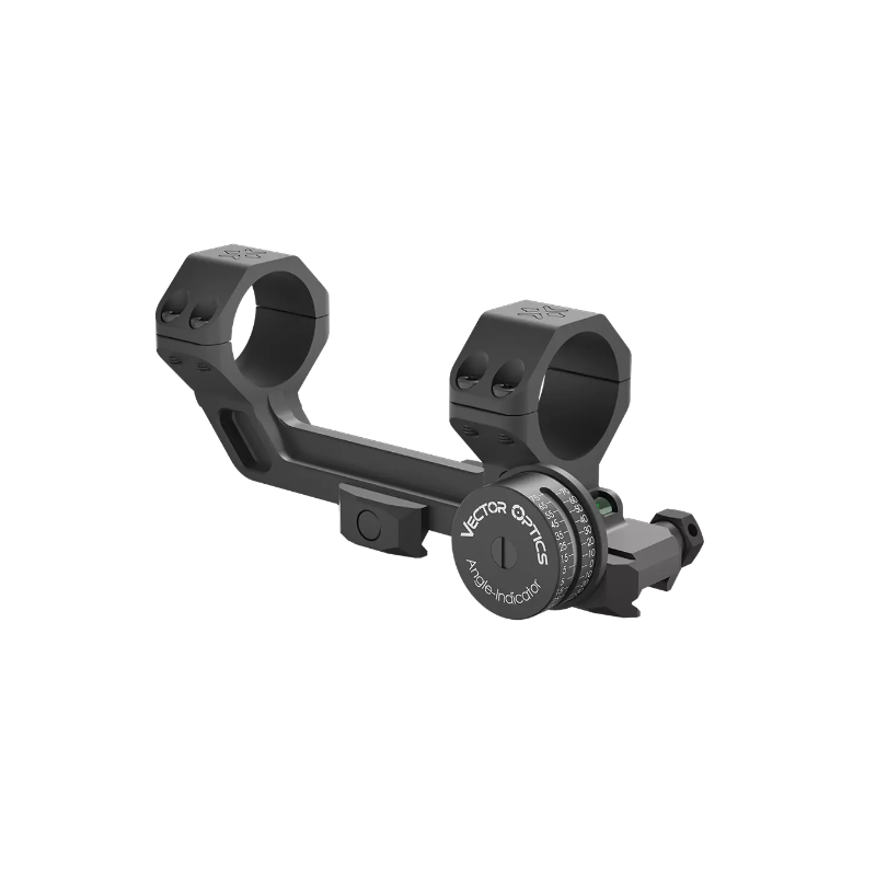30MM PICATINNY CANTILEVER MOUNT W/ANGLE INDICATION