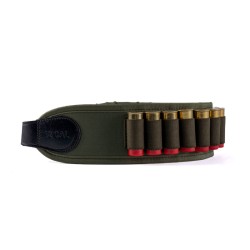 CARTUCCERA IN PELLE E POLIESTERE CON CELLE ELASTICHE PER CAL 12 O 20