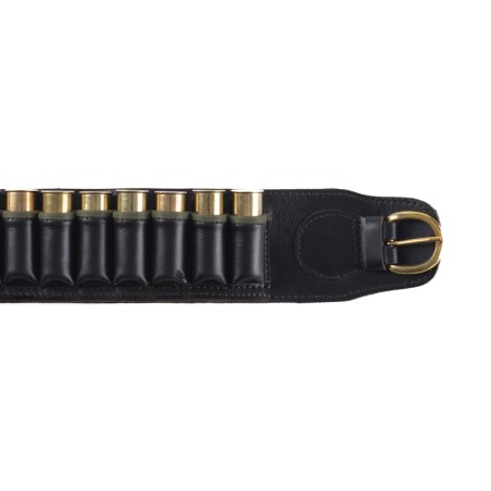 CARTUCCERA IN PELLE E POLIESTERE CAL 12