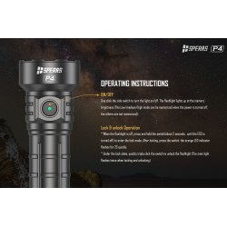 TORCIA LED 4000 LUMENS CON FASCIO DI LUCE FINO A 288M