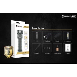 TORCIA LED 4000 LUMENS CON FASCIO DI LUCE FINO A 288M