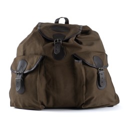CANVAS AND LEATHER BACKPACK LARGE 55L