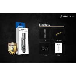 200 LUMENS LED FLASHLIGHT WITH LIGHT BEAM UP TO 58M