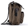 CANVAS AND LEATHER BACKPACK SMALL 20L